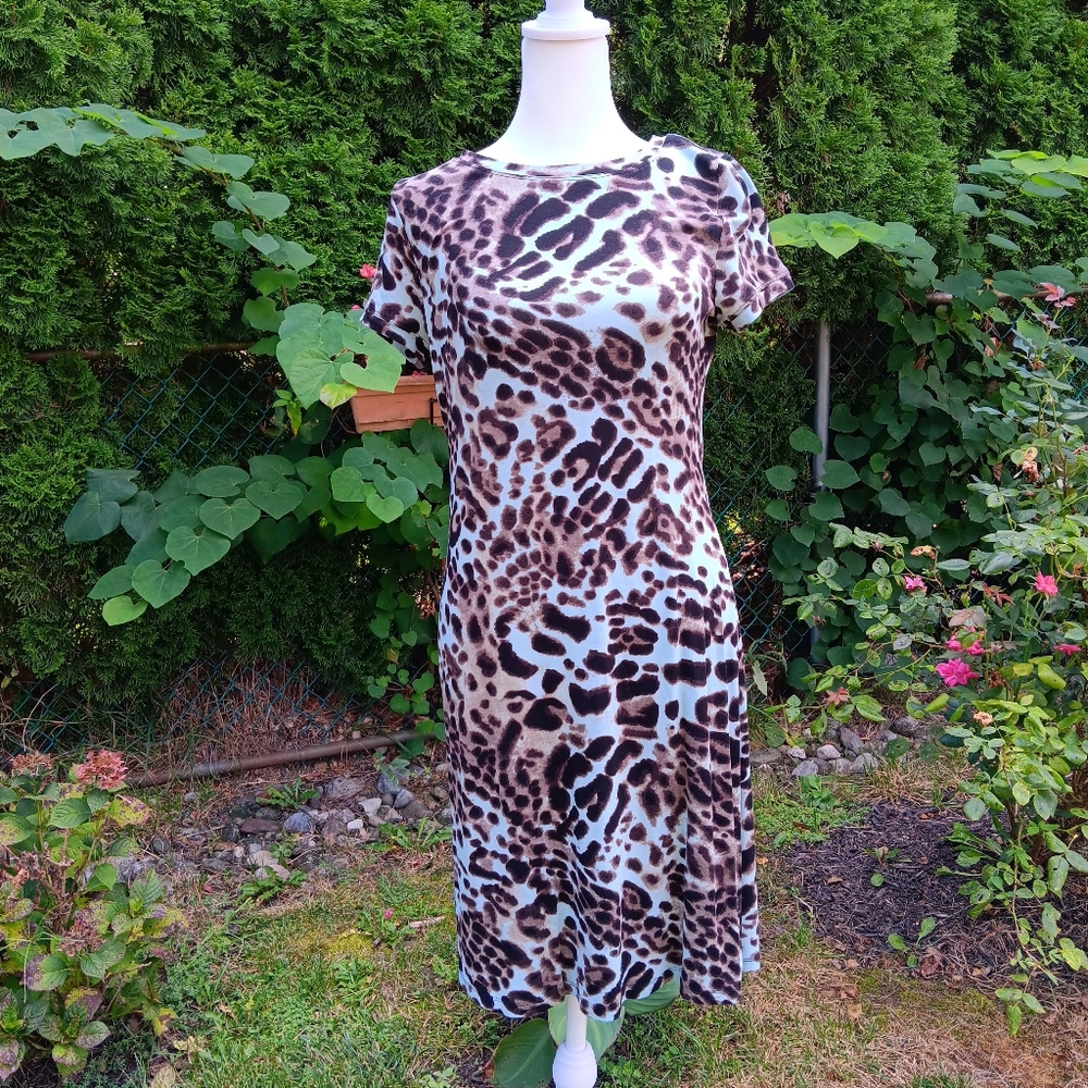 Calvin Klein animal print dress -- Size xs